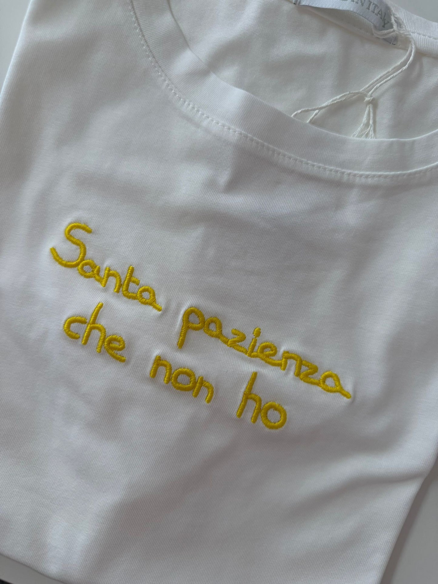 T-shirt santa pazienza che non ho