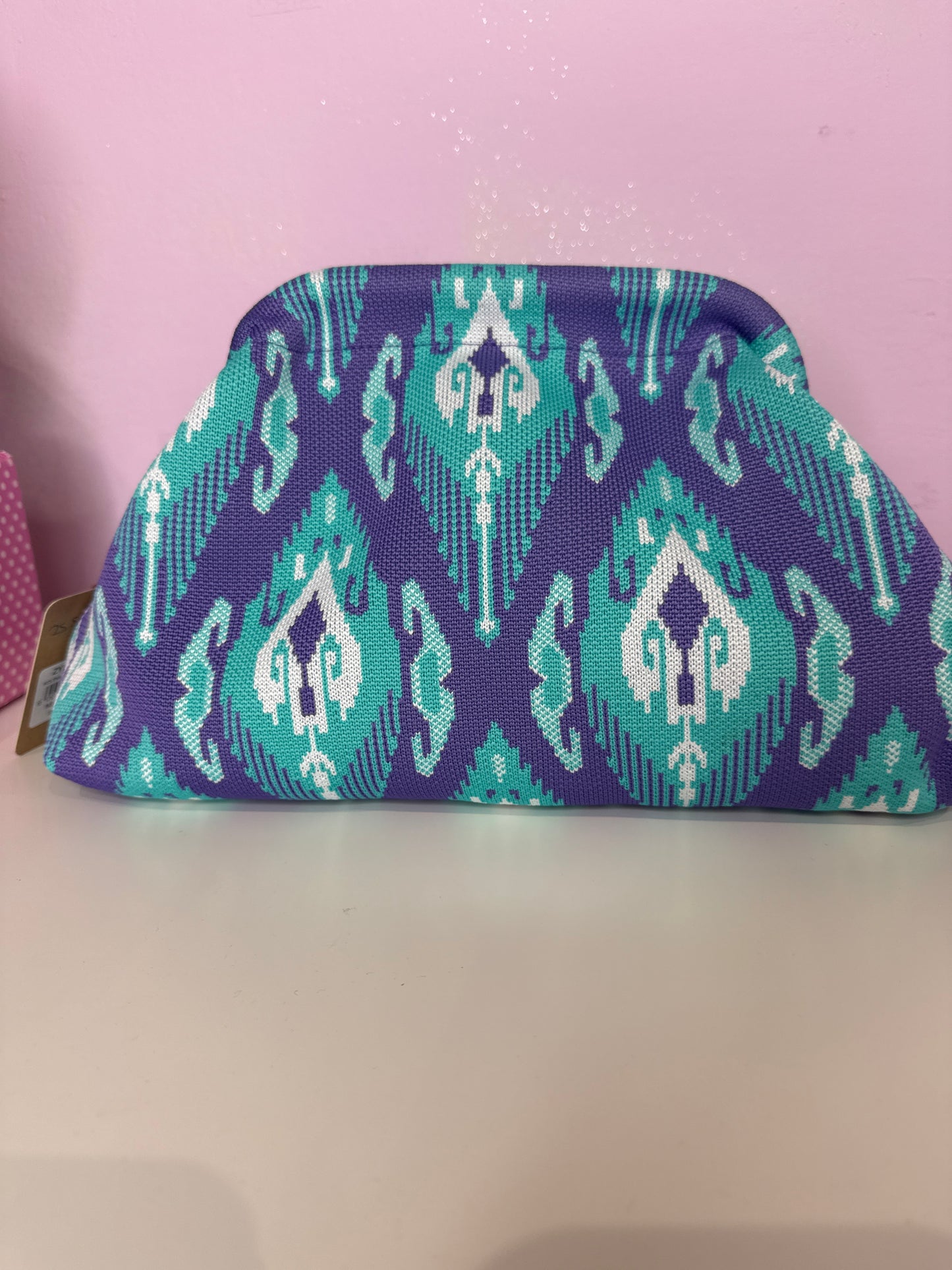 BORSA ATENE LILLA E AZZURRA