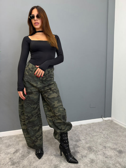 Jeans shine military