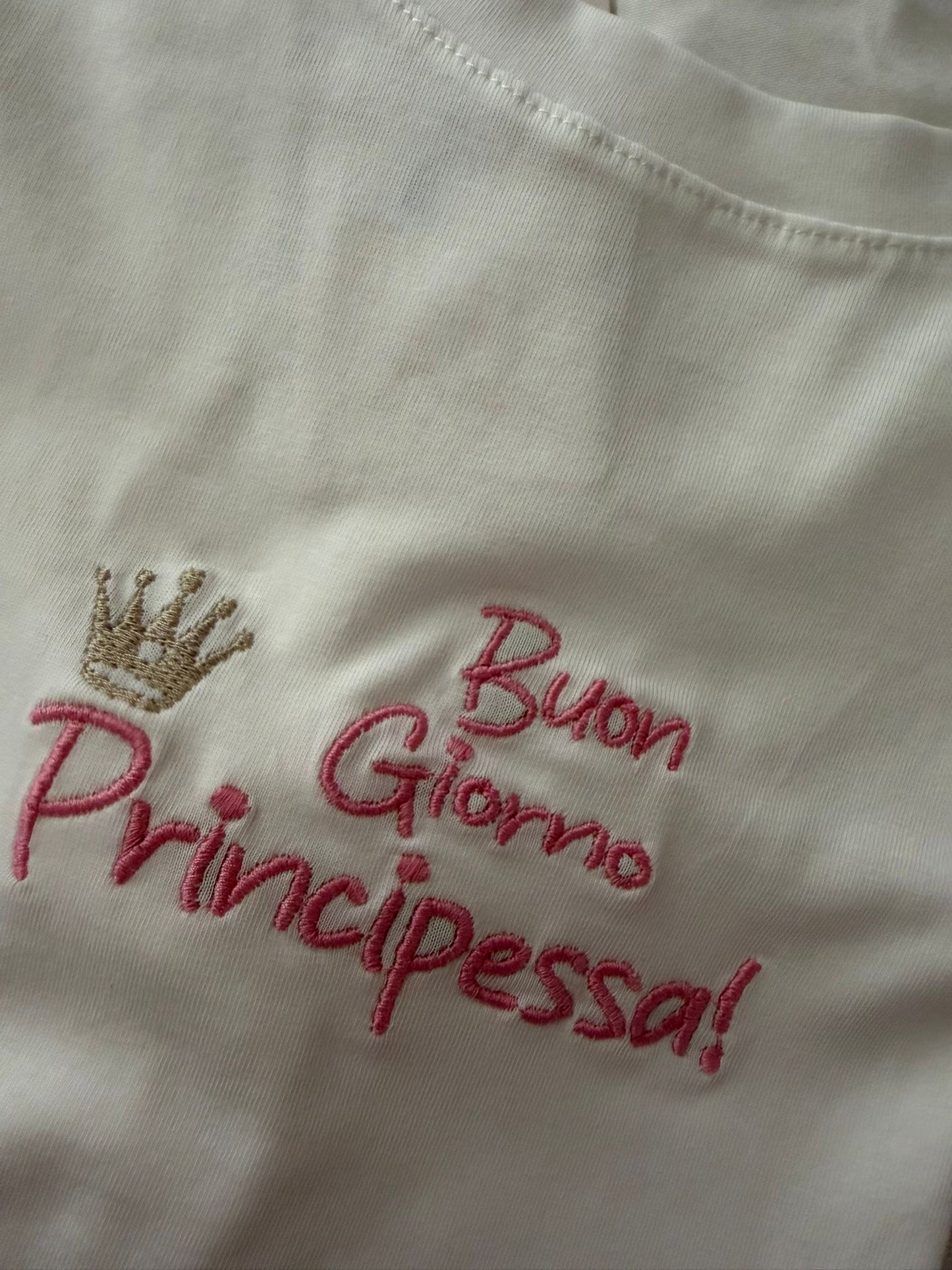 T-shirt buongiorno principessa