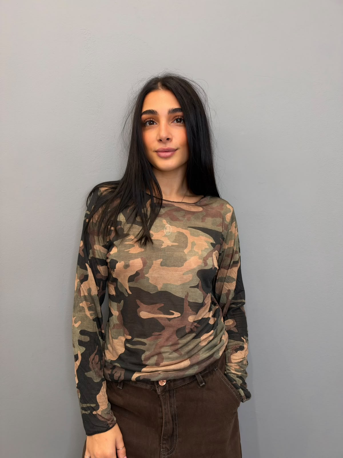 MAGLIA MISTOCASHMERE MILITARE