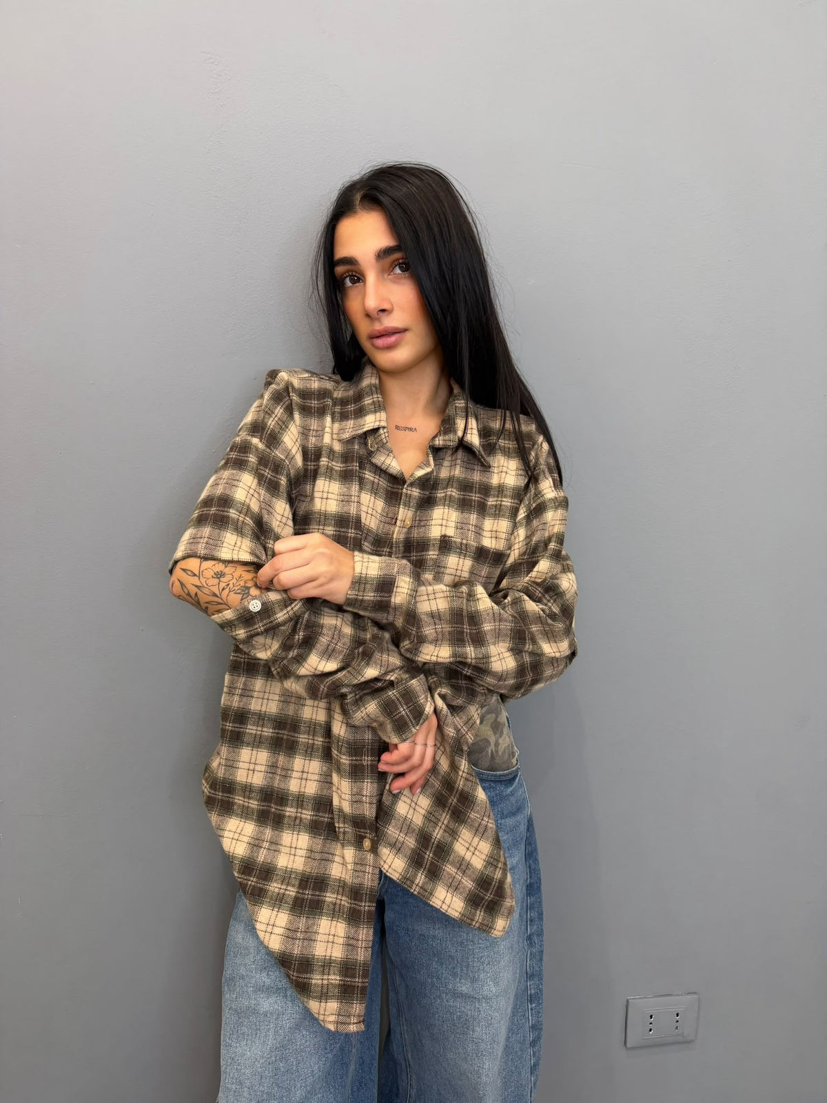 Camicia manicotti