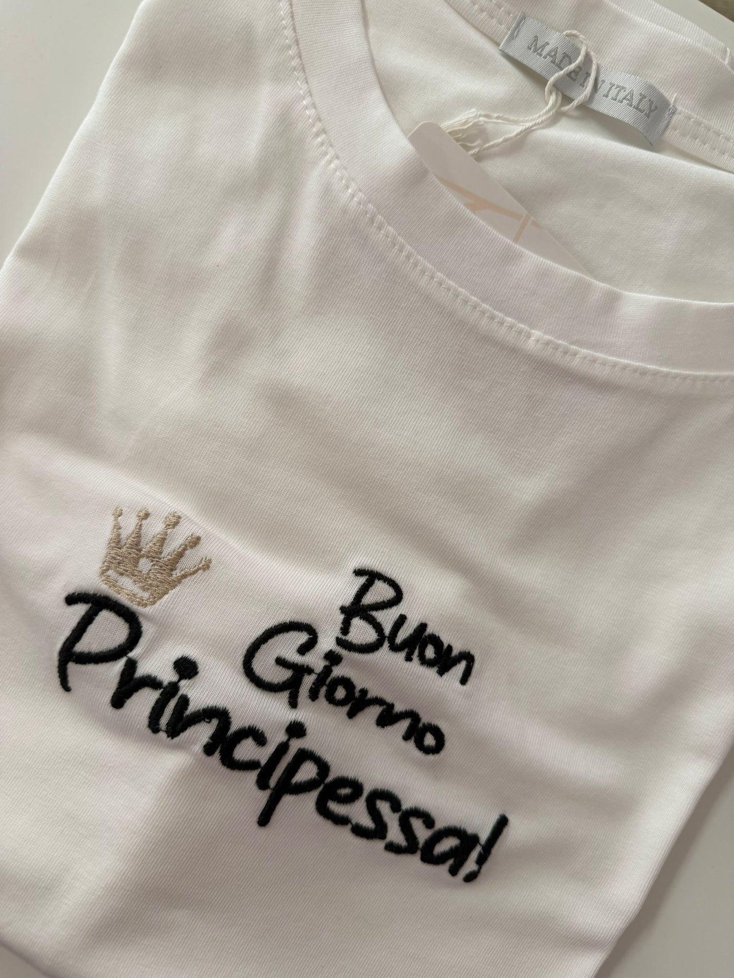T-shirt buongiorno principessa