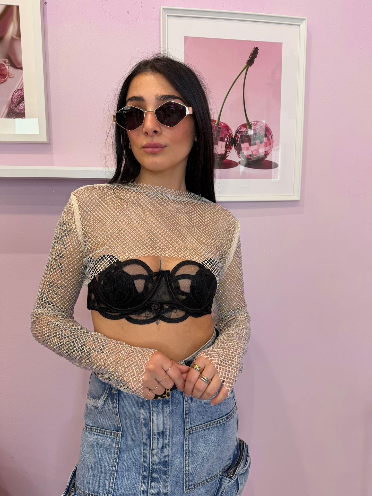MAGLIA RETE STRASS SERENA