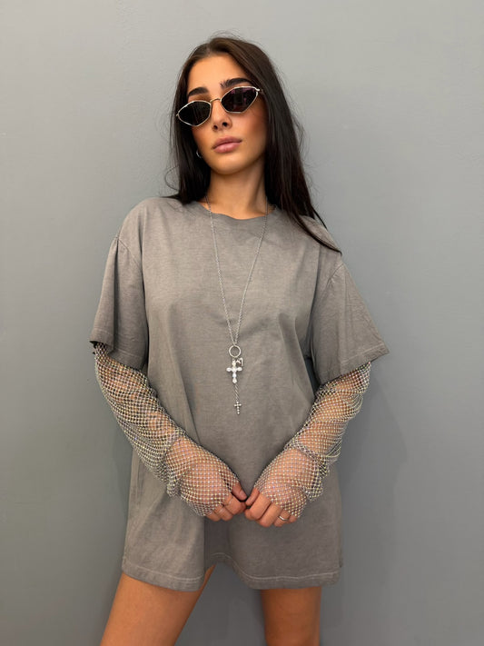 MAGLIA LUNA STRASS