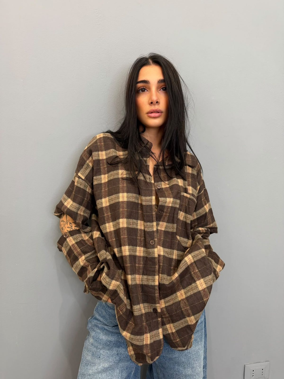 Camicia manicotti