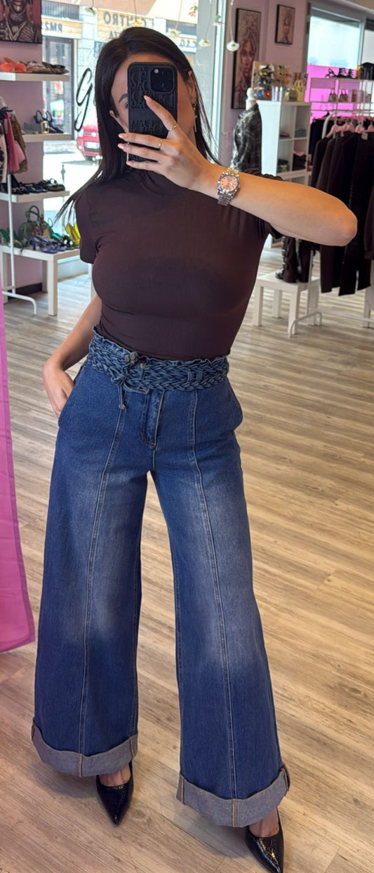JEANS TRECCIA