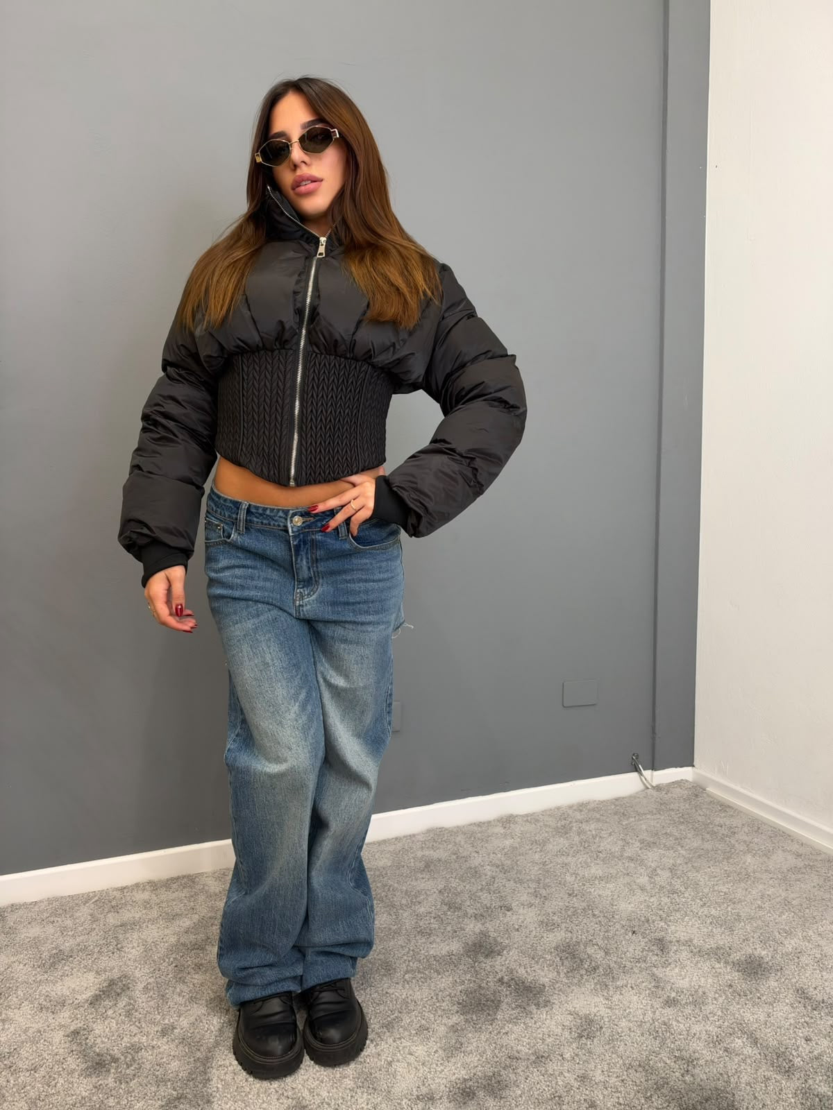 Bomber treccia