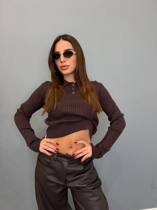 Maglione treccia